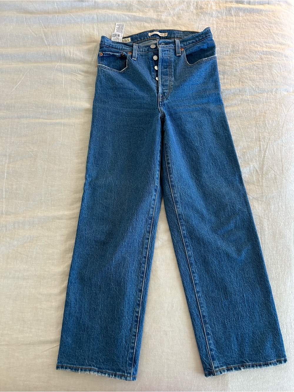 Levi’s High-Rise Ribcage Straight Ankle Women's Jeans - Dark Blue